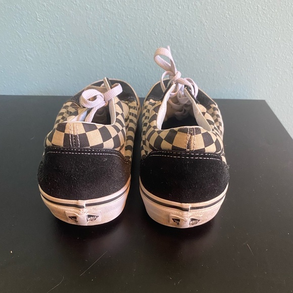 Old Skool Primary Check Vans Shoe Black/White Mens Sz 11.5 - Picture 3 of 6